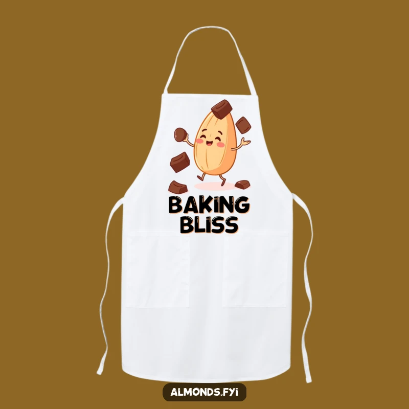 Funny Juggling Almond Apron: Cook Up Sweetness in the Kitchen Gift