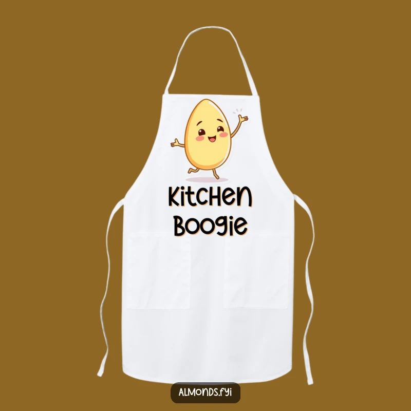 Funny Almond Dancer Apron: Cook with Joy and Silly Wiggling Legs