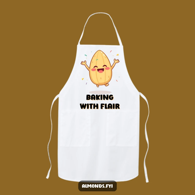 Funny Joyful Almond Apron: Cook with Sprinkled Celebration and Style