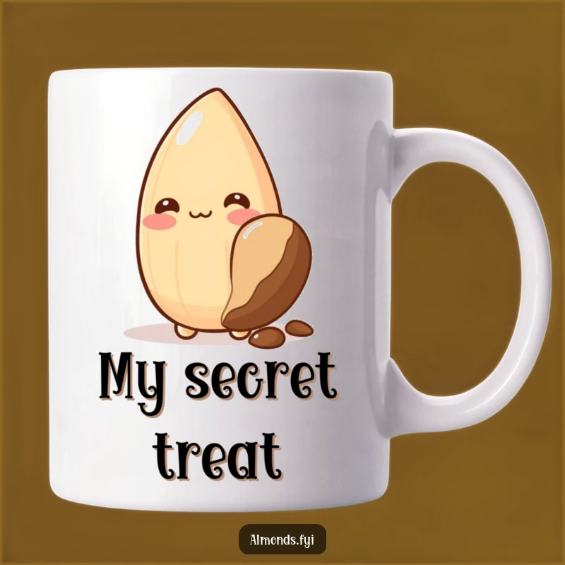 Funny Blushing Almond Mug: Shy Sweetness, a Deliciously Funny Gift