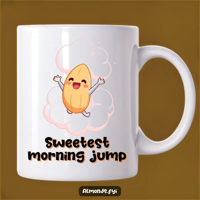 Funny Marshmallow Cloud Almond Mug - Hilarious Dreamy Gift for Sweet Souls!