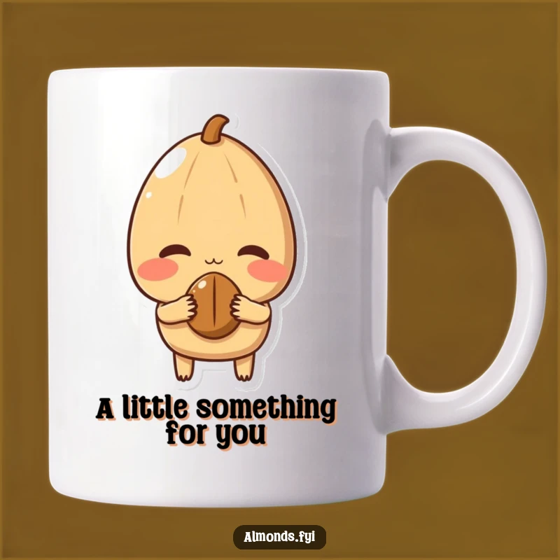 Funny Shy Almond Mug: A Sweet and Bashful Gift for Awkward Moments!