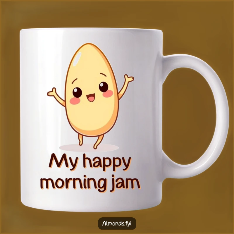 Funny Wiggling Almond Dance Mug: A Hilarious Gift for Nut Lovers