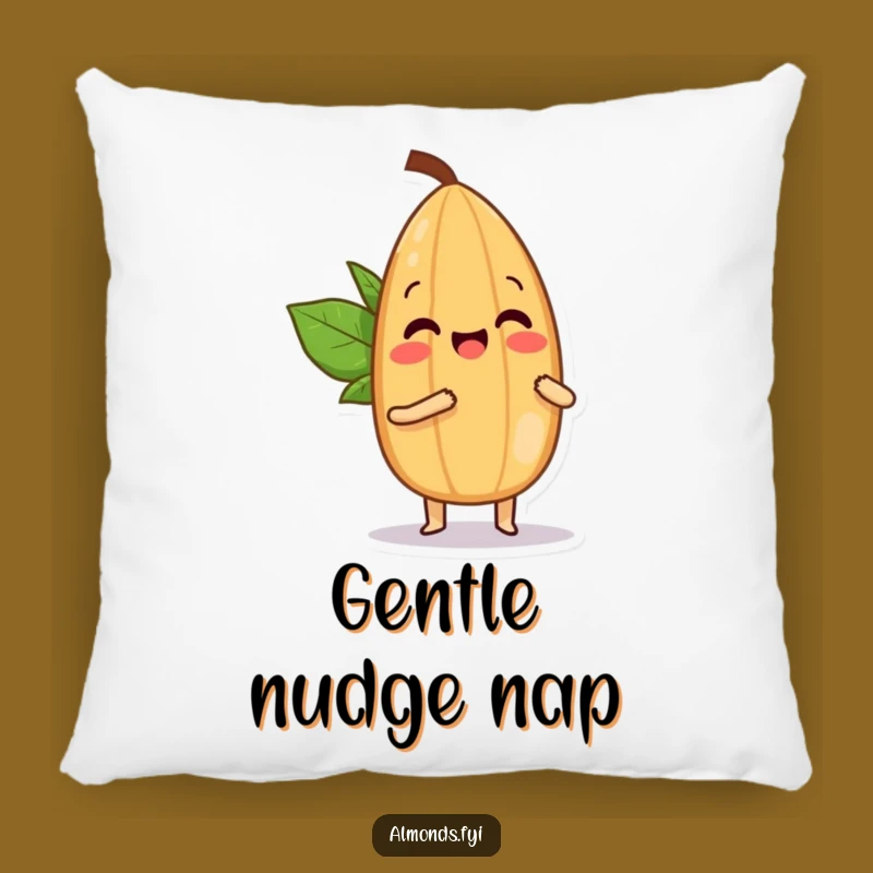 Comfy Funny Almond Bopping Pillow: Cozy Playfulness for Your Space