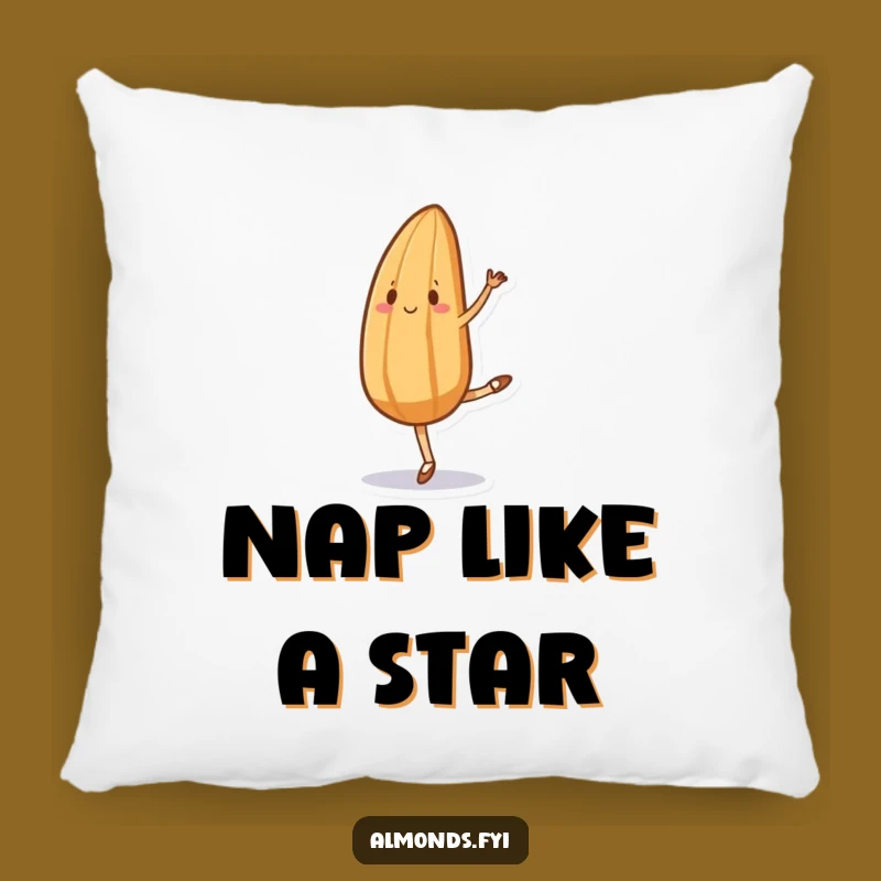 Funny Ballet Almond Pillow - Cozy & Hilarious Accent for Any Room!