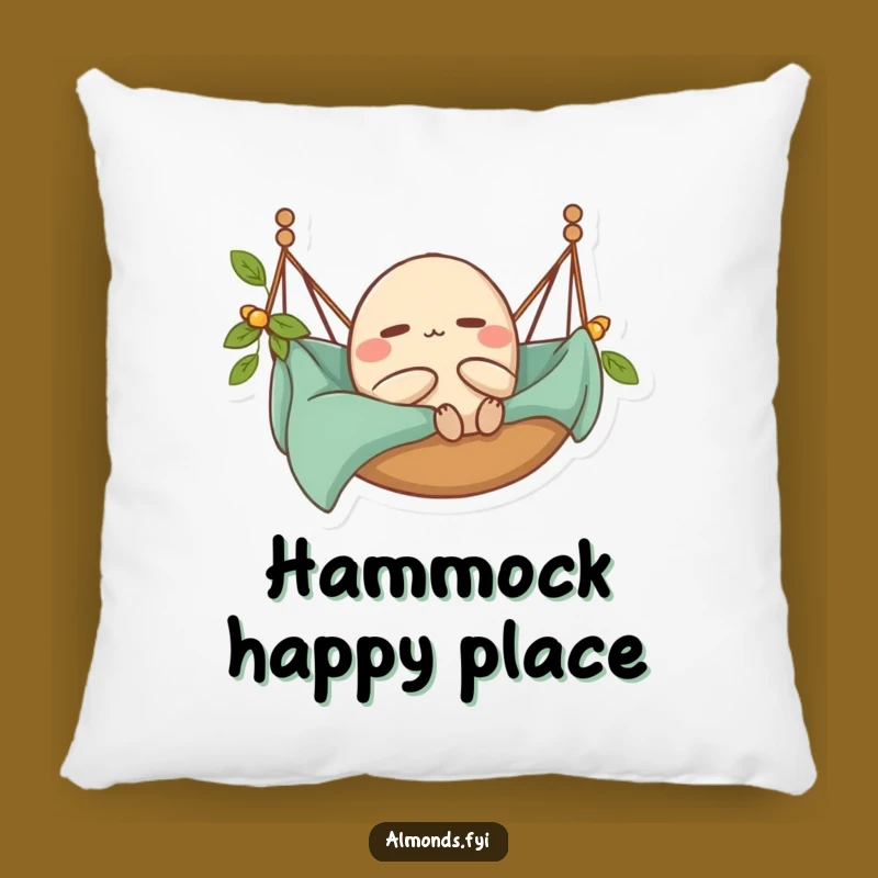 Funny Cozy Almond Pillow - Ultimate Relaxation & Happy Dreams Gift