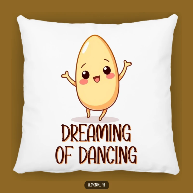 Funny Wiggling Almond Dance Pillow: Cozy Comfort with a Hilarious Nutty Twist