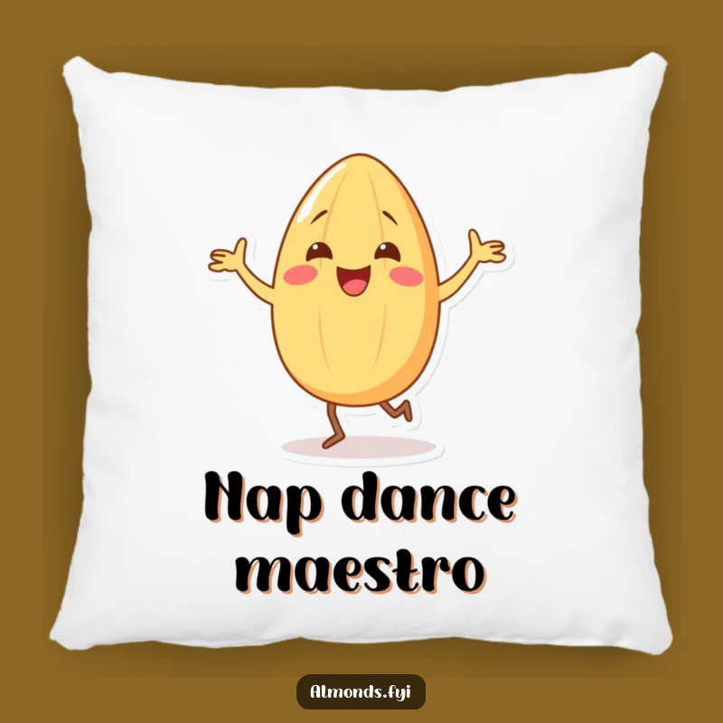 Comfy Funny Almond Dance Pillow: Cozy Moves for Your Sofa