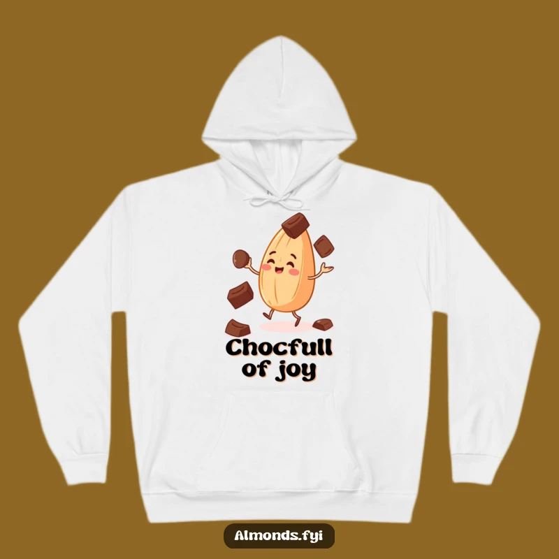 Funny Juggling Almond Hoodie: Cozy Up with Sweetness Gift