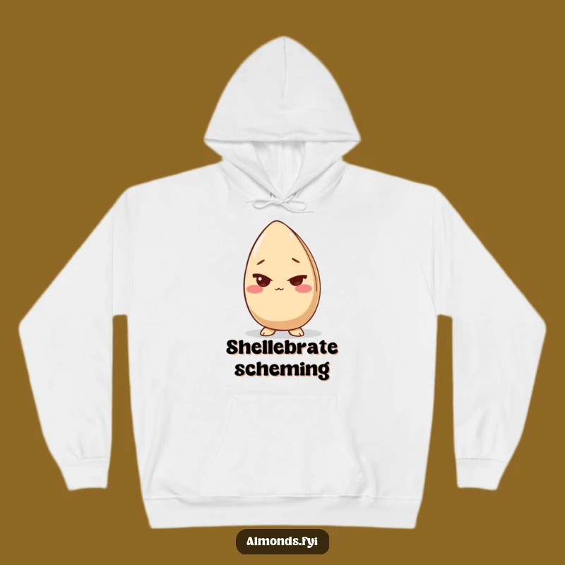 Funny Giggling Almond Wink Hoodie - Cozy & Hilarious Gift for Your Warmest Friend!