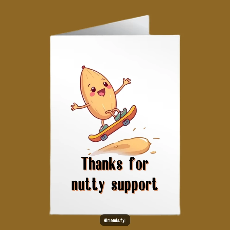 Funny Free Printable Thank You Card: Almond's Cashew Cruise Thanks Gift