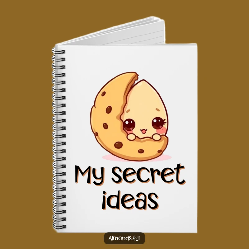 Funny Curious Almond Cookie Notebook: Jot Down Sweet Ideas!