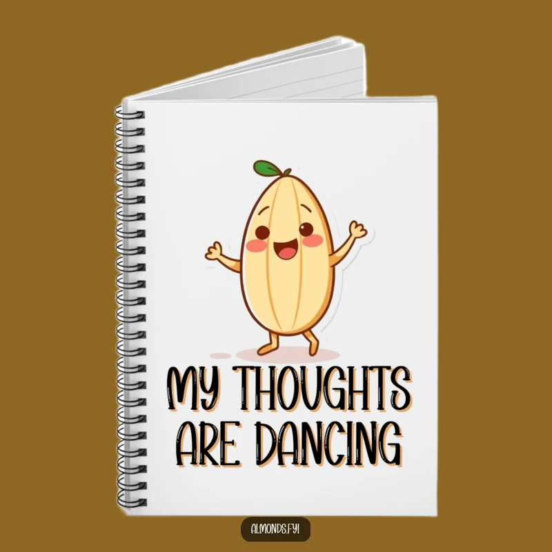 Funny Playful Almond Sprinkle Dance Notebook: Nut's Groovy Ideas - Creative Gift!