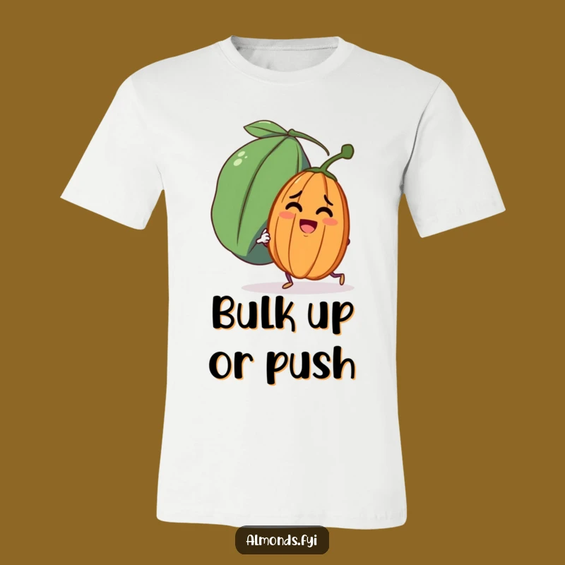 Funny Almond vs Raisin T-Shirt: Hilarious Determined Character Tee, Great Gift